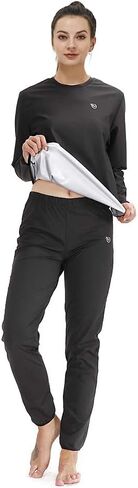 Sauna Suit for Women Weight Loss Sweat Suit Slim Fitness Clothes in Saudi Arabia