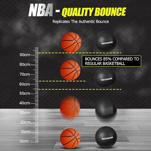 Silent Basketball 2.0 Edition Indoor Basketball Size 7 (29.5") Foam Basketball for Quiet Dribbling Indoor Training Basketball in Saudi Arabia