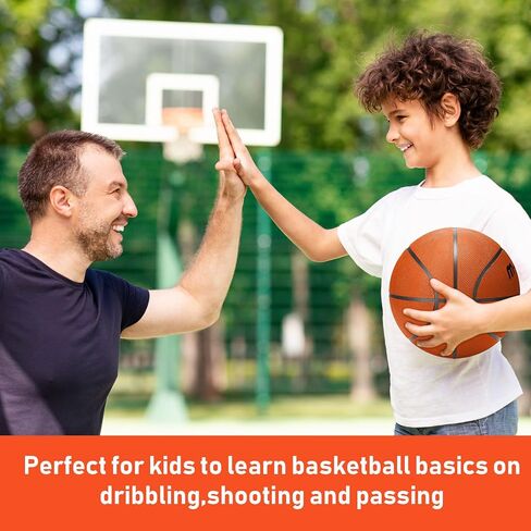 6 Pcs Basketballs Bulk Christian Charity Donation Supplies Size 5 Basketballs for Kids 27.5 Inch Basketball with Pump Xmas Gifts for Kids Basketball Games Training in Saudi Arabia