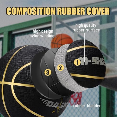 6 Pcs Basketballs Bulk Christian Charity Donation Supplies Size 5 Basketballs for Kids 27.5 Inch Basketball with Pump Xmas Gifts for Kids Basketball Games Training in Kuwait