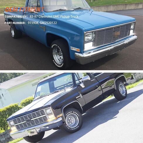 ADIIL Smoked Black Lens Front Turn Signal Lights front Bumper Parking Lamps For 1983-87 Chevrolet GMC Pickup Truck in Saudi Arabia