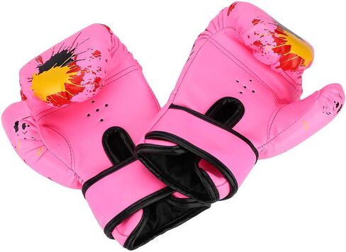 Children Boxing Gloves PU Children Sparring and Training Boxing Gloves for Age 2-11 Years (Pink) in Saudi Arabia