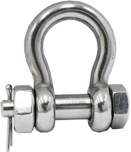 SHENGHUISS Bow Anchor D Shackle Stainless Steel 316 Dee Ring Forged Bolt Type Shackle Marine Hardware 2 Pack 5/16 inch in Saudi Arabia