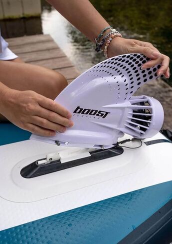 Boost Surfing Fin - محرك كهربائي لألواح ركوب الأمواج، وSUPs، وقوارب الكاياك. زعانف كهربائية خفيفة الوزن وصغيرة الحجم ومقاومة للصدمات مع جهاز تحكم عن بعد. (تعزيز الزعانف) in Saudi Arabia