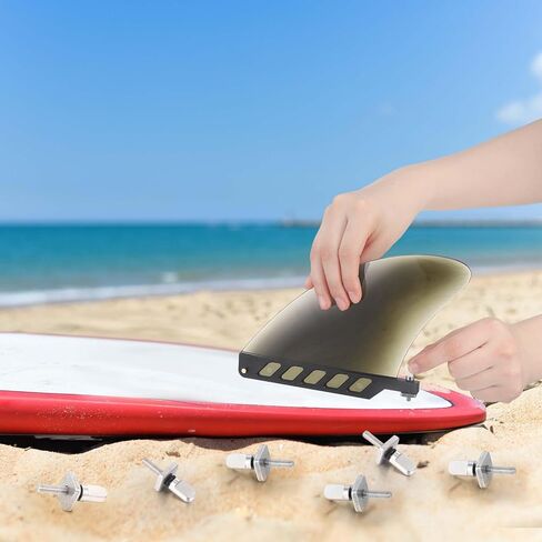 20 قطعة من Gisafai برغي زعنفة من الفولاذ المقاوم للصدأ 316 برغي زعنفة مع حلقات O لملحقات ركوب الأمواج على لوح التجديف الطويل SUP in Kuwait