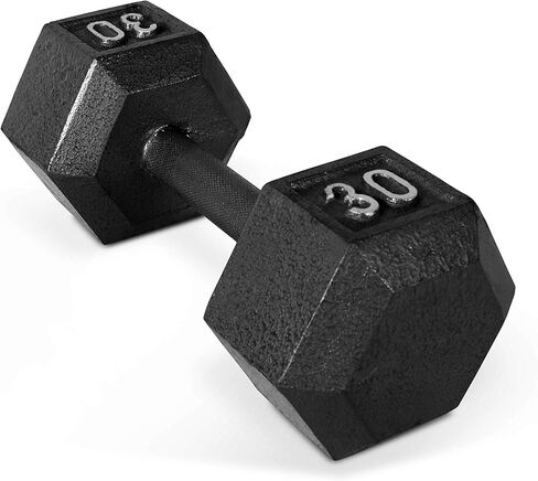 CAP Barbell دمبل سداسي من حديد الزهر الأسود | 5-120 رطل | مفردة أو زوجية in Saudi Arabia