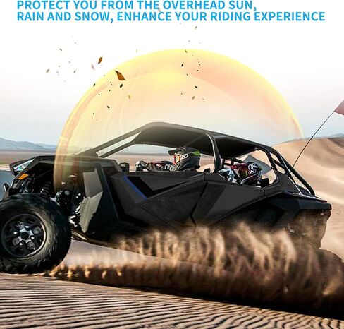 Aluminum Roof Top Set for Polaris RZR RPO XP4 20-24, Heavy 4-Seat Hard Roof Top Black Powder Coating for Polaris RZR PRO XP 4/ Turbo R 4 2020-2024 Accessories(Replace #2883990-45) in Saudi Arabia