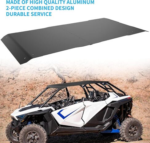 Aluminum Roof Top Set for Polaris RZR RPO XP4 20-24, Heavy 4-Seat Hard Roof Top Black Powder Coating for Polaris RZR PRO XP 4/ Turbo R 4 2020-2024 Accessories(Replace #2883990-45) in Saudi Arabia