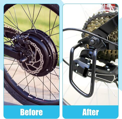 3 Pieces Bike Bicycle Rear Derailleur Guard Rack Protector Adjustable Cycling Rear Derailleur Chain Protective Guard for Outdoor Mountain Road Cycling Bike in Kuwait