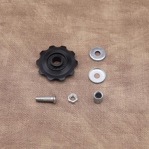 4X 10T دراجة والعتاد الميكانيكية بكرة الفارس عدة عجلات عالمية ل 5678 سرعة Derailleur مع غطاء غبار تثبيت الترباس الجوز غسالة تركيبات in Kuwait