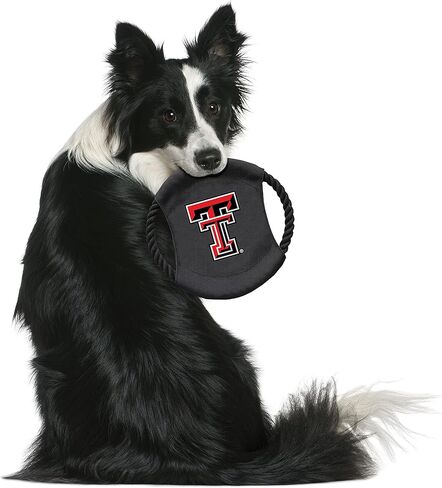 مجموعة ألعاب الحيوانات الأليفة من Littlearth للبالغين من الجنسين NCAA Texas Tech Red Raiders على شكل قرد وقرص طائر، لون الفريق، مقاس واحد in Kuwait