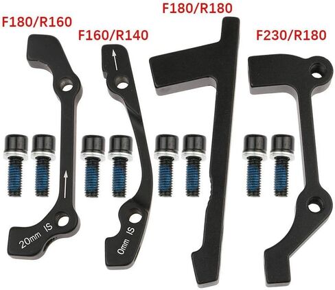 Disc Brake Caliper Mount Adapter is/Post Front 160mm 180mm 203mm Rear 140mm 160mm 180mm (F180R180) in Saudi Arabia