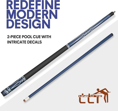 عصا بلياردو مركّبة من الألياف الزجاجية غير اللامعة مقاس 58 بوصة، عصا بلياردو (4 ألوان، 18-21 أونصة) in Kuwait