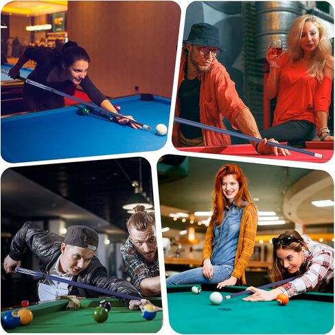 عصا بلياردو مركّبة من الألياف الزجاجية غير اللامعة مقاس 58 بوصة، عصا بلياردو (4 ألوان، 18-21 أونصة) in Kuwait