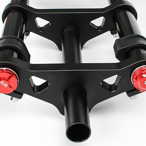 20Inch Bike Fat Air Fork Snow/Beach Bike Fork Double Shoulder Air Gas Suspension Magnesium & Aluminum Alloy Spread 135mm Fit 4.0’’Fat Tire in Saudi Arabia