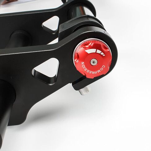 20Inch Bike Fat Air Fork Snow/Beach Bike Fork Double Shoulder Air Gas Suspension Magnesium & Aluminum Alloy Spread 135mm Fit 4.0’’Fat Tire in Saudi Arabia