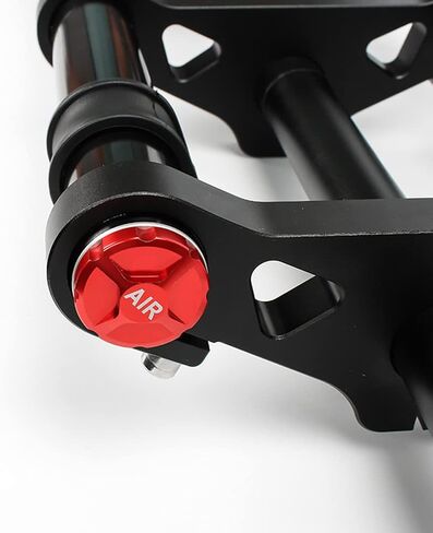 20Inch Bike Fat Air Fork Snow/Beach Bike Fork Double Shoulder Air Gas Suspension Magnesium & Aluminum Alloy Spread 135mm Fit 4.0’’Fat Tire in Saudi Arabia