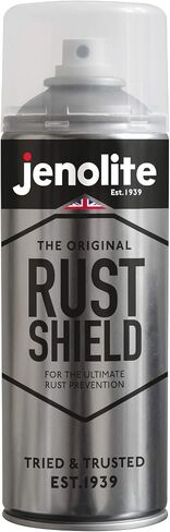 JENOLITE Rust Shield Aerosol - 400 مل (13.5 أونصة سائلة) - حماية عالية ضد الصدأ والتآكل - منع الصدأ النهائي للسيارات والدراجات النارية in Kuwait