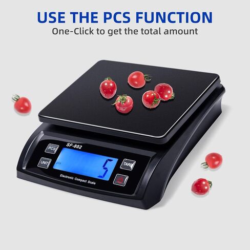 Phomemo Shipping Scale, Accurate Durable Digital Postal Scale 66lb / 0.1oz with Hold and Tare Function, LCD Display, Auto-Off, Postage Scale for Packages and Mailing, DC Adapter Included in Saudi Arabia