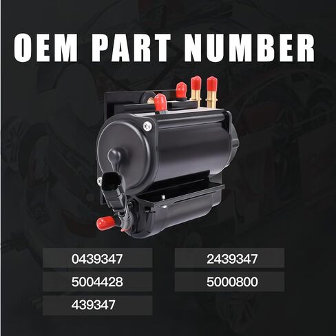 Fuel Pump Assemly Compatible with 2001-2006 John-son Evin-rude E-FPL E-FSL E-FPX E-FCX E-FHL E-MFX 75-175 Hp 5004428 0439347 439347 in Saudi Arabia