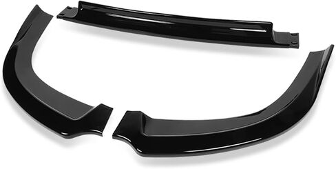 DNA MOTORING 2-PU-402-PCF Front Bumper Lip RA-Style Compatible with 08-15 Mitsubishi Lancer,Painted Simulated Carbon Fiber in Saudi Arabia