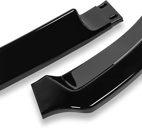 DNA MOTORING 2-PU-402-PCF Front Bumper Lip RA-Style Compatible with 08-15 Mitsubishi Lancer,Painted Simulated Carbon Fiber in Saudi Arabia