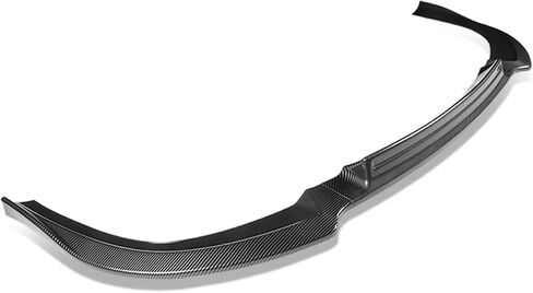 DNA MOTORING 2-PU-402-PCF Front Bumper Lip RA-Style Compatible with 08-15 Mitsubishi Lancer,Painted Simulated Carbon Fiber in Saudi Arabia