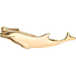 Animal Tie Clip for Men Unique Shark Owl Elephant Dolphin Fish Tie Bar Black Silver Gold Novelty Anniversary Jewelry Gift