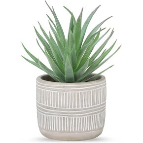 Der Rose Fake Succulents Plants Artificial Succulents in Pots for Room Home Bathroom Bedroom Office Boho Decor