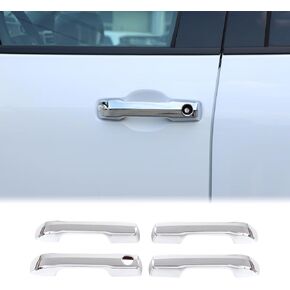 Aunginsy Auto Exterior Door Handle Protective Trim Cover Compatible with Toyota Tundra/Sequoia 2022-2025 Car Front Rear Outside Door Handle Outer Trim Cover Protector Decoration Covers ABS Accessories