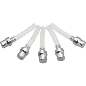 Universal Tank Gas Fuel Cap Valve Vent Breather Hose Tube For 50cc 110cc 70cc 125cc Motorcycle XR CRF RM KX SSR Dirt Pit Quad Bike Atv (5Pcs Red)