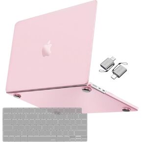 MOSISO Compatible with MacBook Air 13 inch Case 2025 2024 2023 2022 M3 A3113 M2 A2681, Ultra-Thin Natural Original Color Plastic Hard Case&Keyboard Cover&Type C for MacBook Air 13.6, Translucent