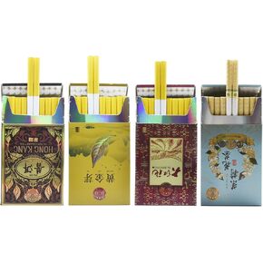 Tea Herbal Cigarettes - Tobacco and Nicotine Free - 4 Packs, 80 Smokes