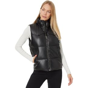 Levi's Women's Faux Leather Puffer Vest