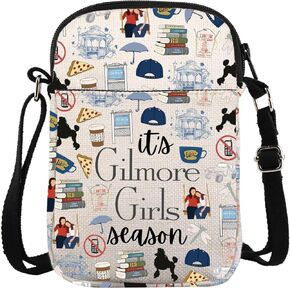 Gilmore TV Show Merchandise Crossbody Purse Bag Luke’s Coffee Gift Rory Lorelai Lovers Gift It’s Gilmore Season Messenger Bag