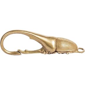 Fun Personality Gift-Long Halberd Hook-Copper Pendant Crawling Pet Insect Keychain