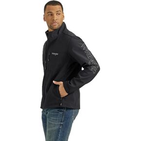 Wrangler Men's Black Logo Trail Jacket