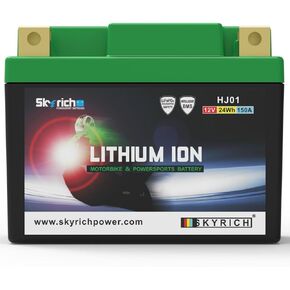 HJ01 Lithium Motorcycle LiFePO4 Battery,12V 2Ah 150A, Kawasaki KX450J/KX252C/KX450M 26026-0002, 26026-0005 Genuine OEM Part, Motocross & CROSS-COUNTRY, Offroad, Dirt Bikes,Powersports