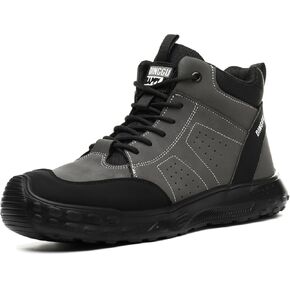 Steel Toe Shoes for Men Women Comfortable Work Shoes Indestructible Construction Work Boots Lightweight Safety Shoes