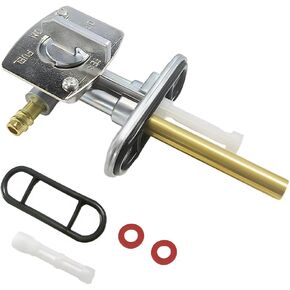 Fuel Gas Tank Petcock Valve, Fuel Petcock Valve Shut Off Switch with Gasket, Fuel Valve Petcock Assembly for LTZ400 2003-2008 LTZ 250 YFM 600, ATV Motorcycles Accessories