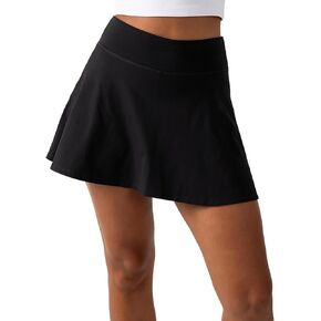 تنورة تنس نسائية YITTY Active عالية الخصر UltraLuxe مع شورت مدمج، رياضية، 4 اتجاهات، شورت مدمج