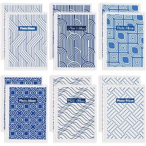 Sinmoe 12 Pcs Small Photo Album 4x6 Mini Photo Books Photo Album for 4x6 Photos Pictures Family Anniversaries Vacations Small Picture Album Book Each Shows 36 Pictures(Classic Color,Marble Print)
