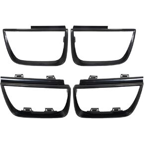 Pack of 4 Tail Light Bezel Covers Black Replacement for 2010-2013 Chevy Camaro LT LS SS Driver and Passenger Side GM2803101 GM2804106