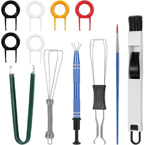12 Pack Keyboard Lube Switch Puller Kits, Keycap Remover Tools, Cleaning Tools Key Switch Puller, Disassembly of Electronic Component for Mechanical Keyboard Removing Fixing Cleaning