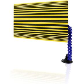 LadyRosian Reflector Line Board Paintless Dent Repair Kit with Yellow Stripe and Adjustable Holder for Auto Dent Checking Line Board Tools Dent Removal