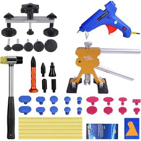 Super PDR Paintless Dent Repair Kit - 42Pcs Car Dent Puller For Small And Medium Car Dents And Ding Auto Dent Remover Tools