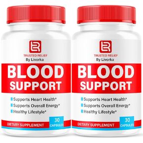 (2 Pack) Trusted Relief Blood Support, Trusted Relief, TrustedRelief Blood Support, Trusted Relief Joint Optimizer, Trusted Relief Blood Support Pills - All Natural Formula, 60 Capsules For 2 Months