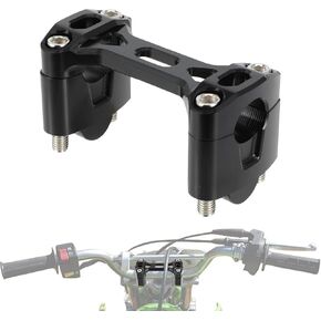 Dirt Bike Handlebar Risers 7/8'' Handle Bar Clamp CNC for KLX 110 KLX110 KLX110L 2010-2024 Black