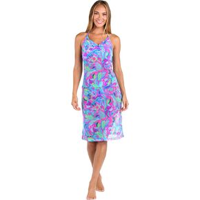 Sunshine 79 Women's Standard Maxi Dress Swimsuit Cover Up, Multi//Swirltopia