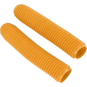 Yellow Fork Boots,Yellow Fork Boots,other,Pair Motorcycle Front Fork Shock Boots Dust Cover RM125 DR250 DRZ400 400Yellow (170 Inner Length 6.3in 24?25)